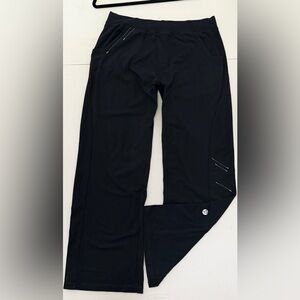 Lululemon Athletica Black Wide Leg Pants size 10